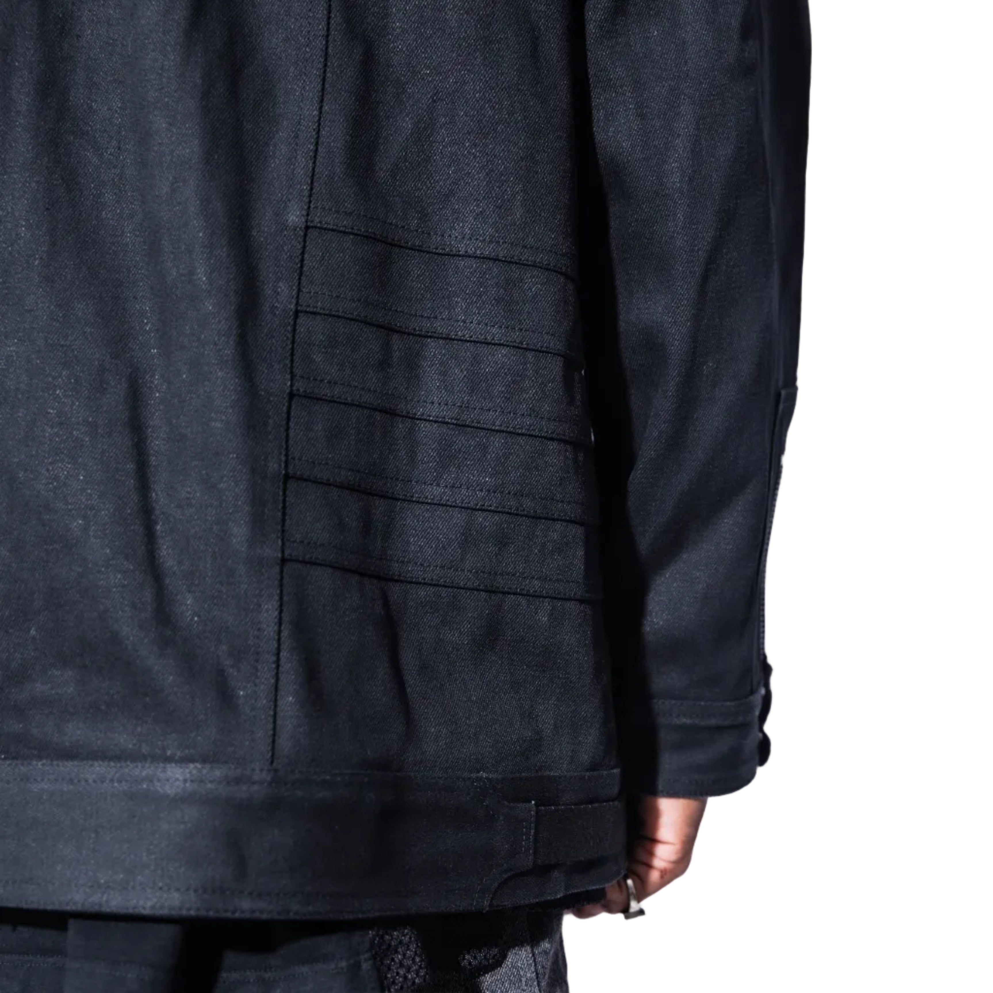 MARDUK SELVEDGE DENIM BOMBER JACKET