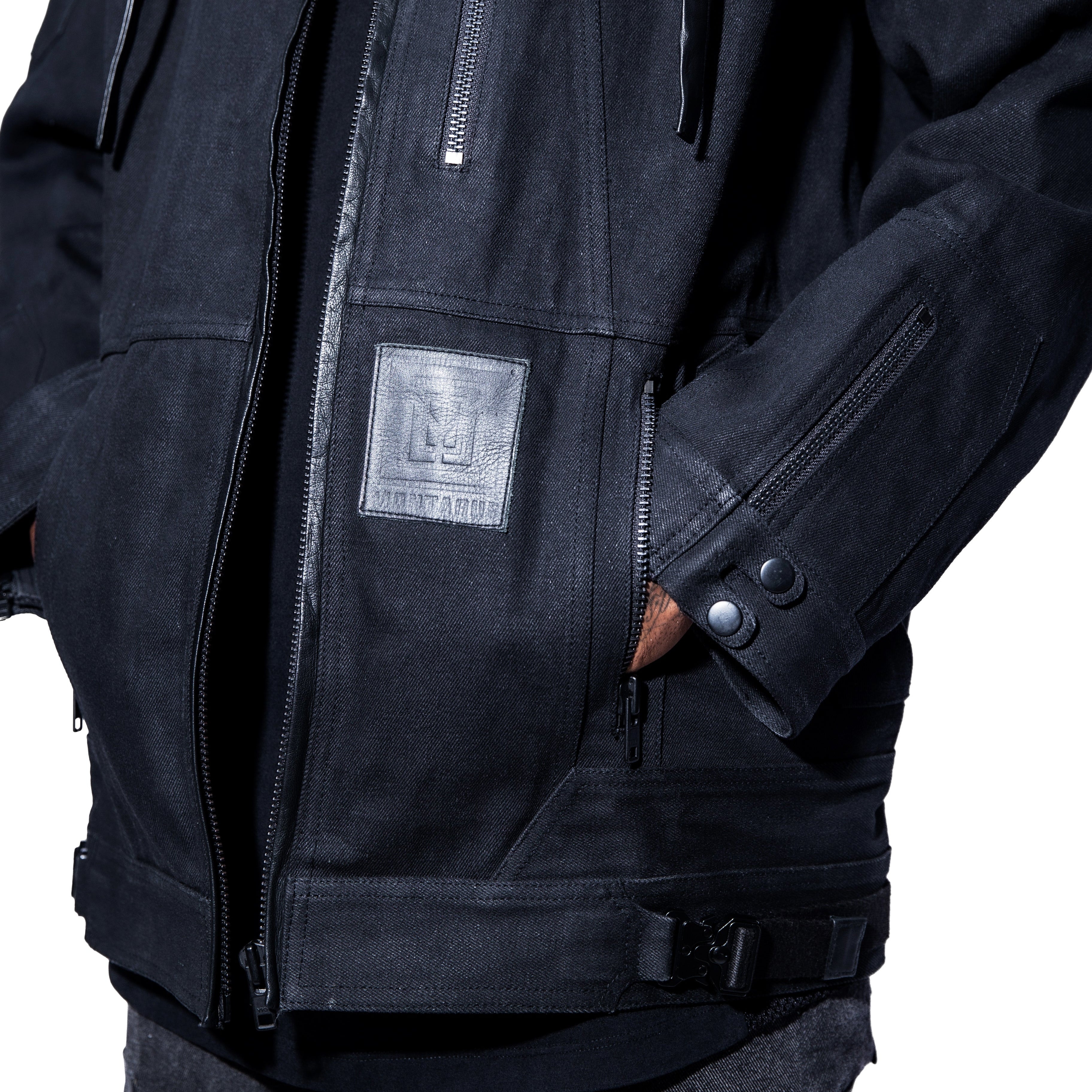 MARDUK SELVEDGE DENIM BOMBER JACKET