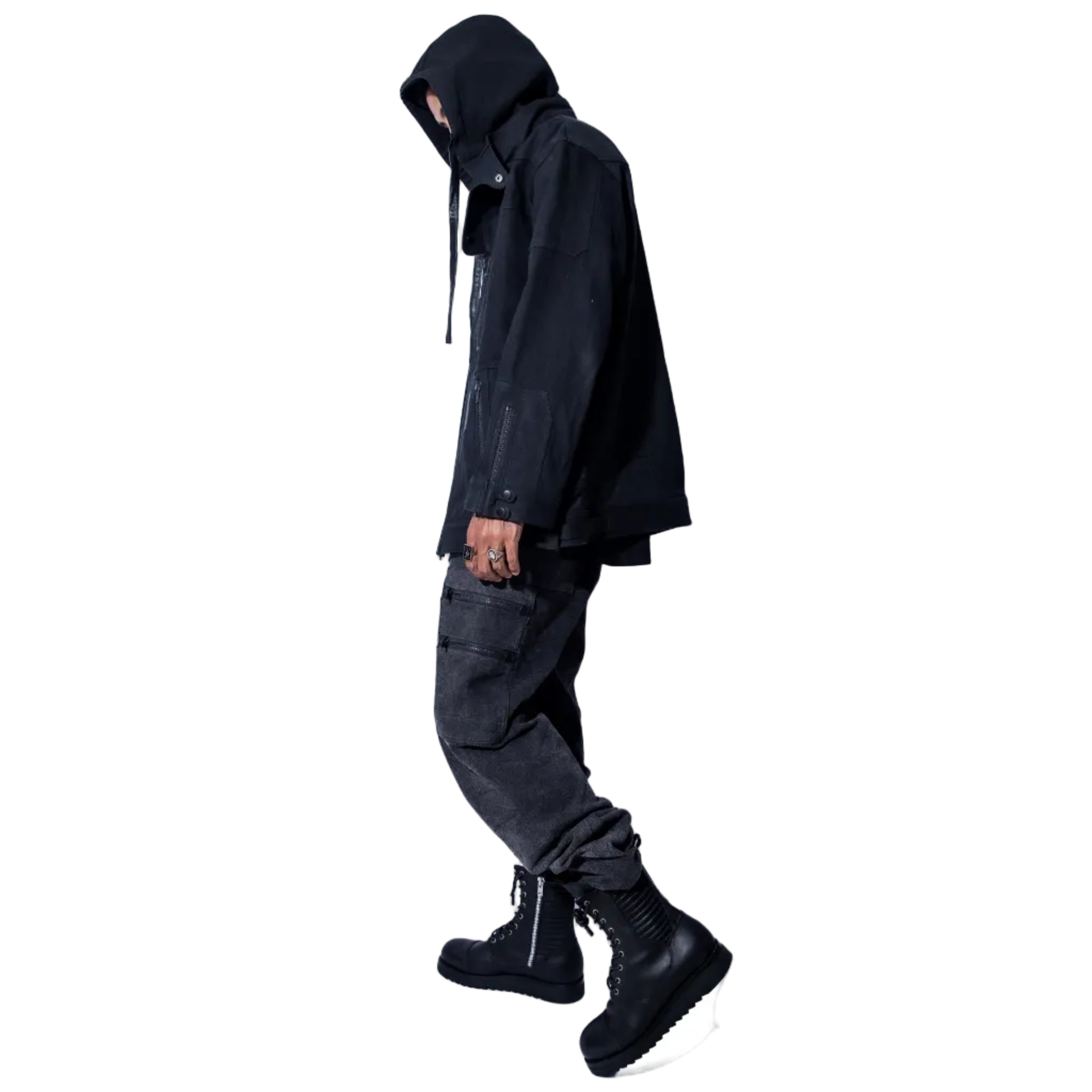 MARDUK SELVEDGE DENIM BOMBER JACKET