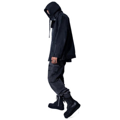 MARDUK SELVEDGE DENIM BOMBER JACKET - Montague Design House