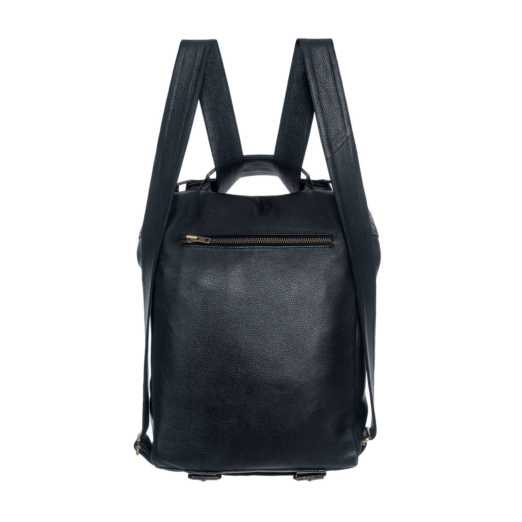 ABRAXAS Convertible Leather Backpack and Messenger bag